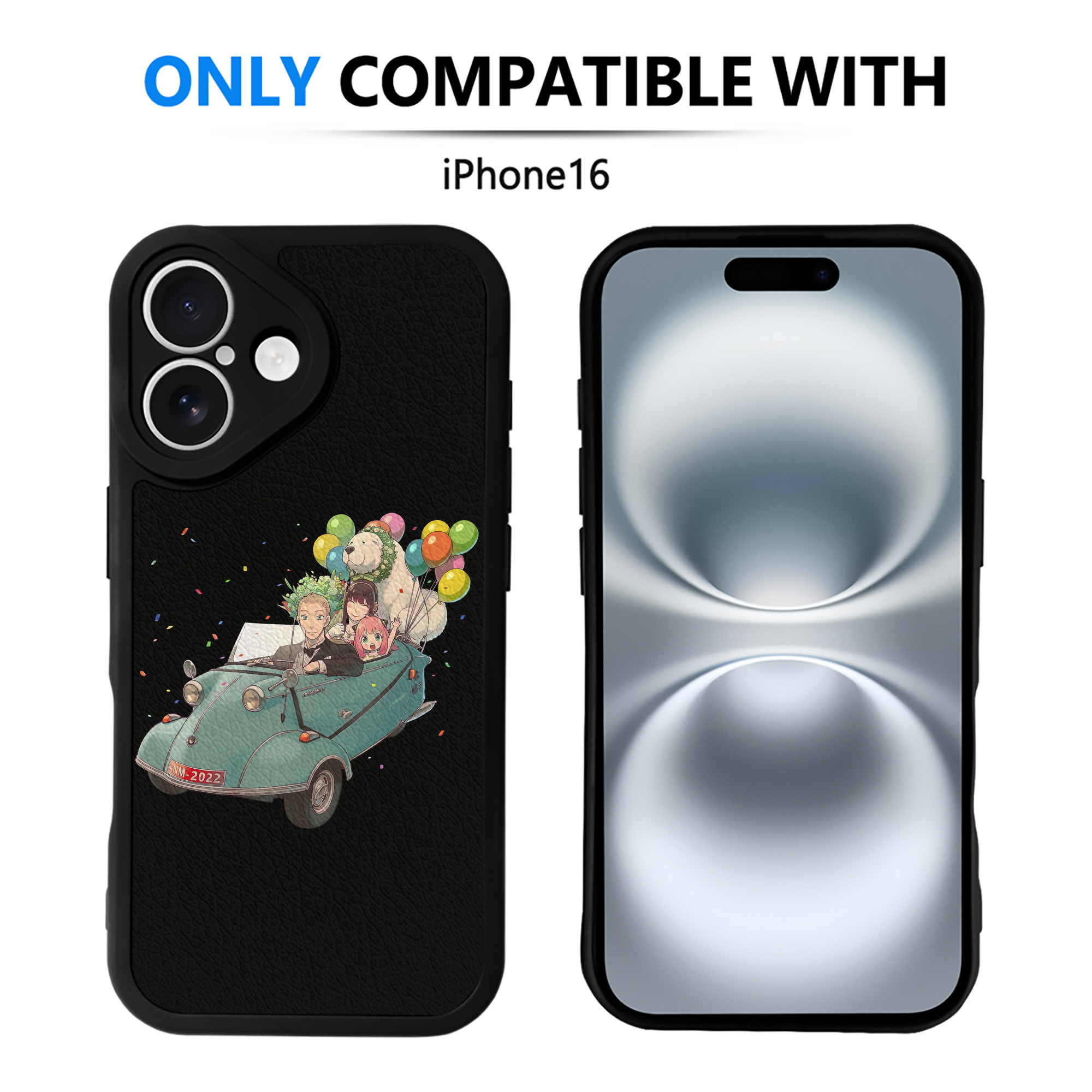 （画像用） SPY×FAMILY间谍家家酒 【iPhone 16シリーズ対応】シリコンスマホケース（レザー調） 材質：シリコン